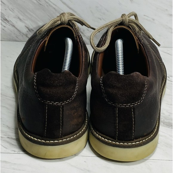 Clarks collection men’s leather shoe brown size 10.5M main image 4